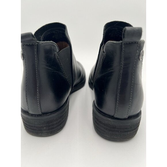 Sofft Boots Women's Sz 9M Pull On Chelsea Ankle Bootie Black Leather Comfort - Picture 8 of 15